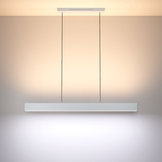 Andreas z eglo lampadario per cucina moderna grigio led rgb da 2700k a 6500k controllo remoto app