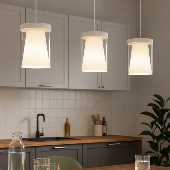 Chiusello z lampadario per tavolo cucina led rgb cct da 2700k a 6500k 3 luci
