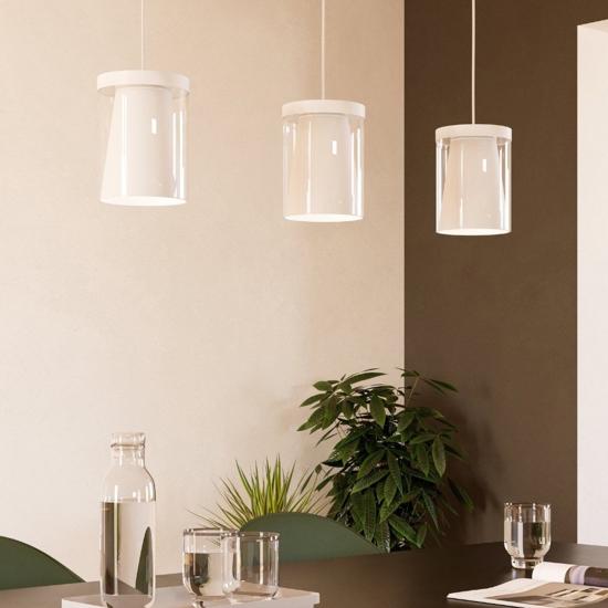 Chiusello z lampadario per tavolo cucina led rgb cct da 2700k a 6500k 3 luci