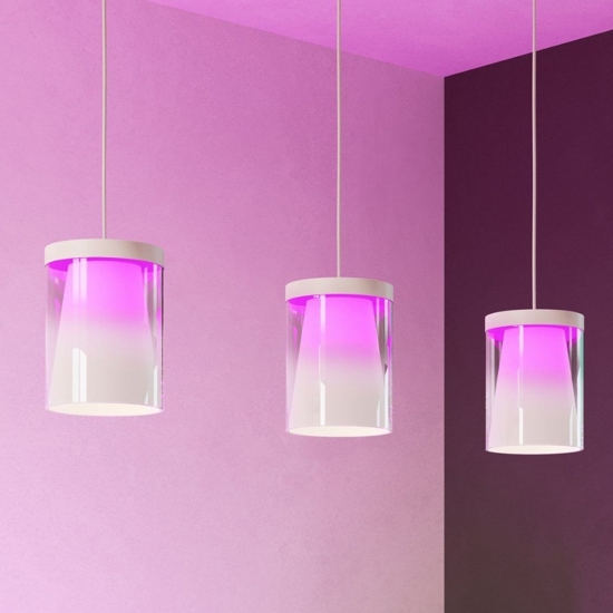 Chiusello z lampadario per tavolo cucina led rgb cct da 2700k a 6500k 3 luci