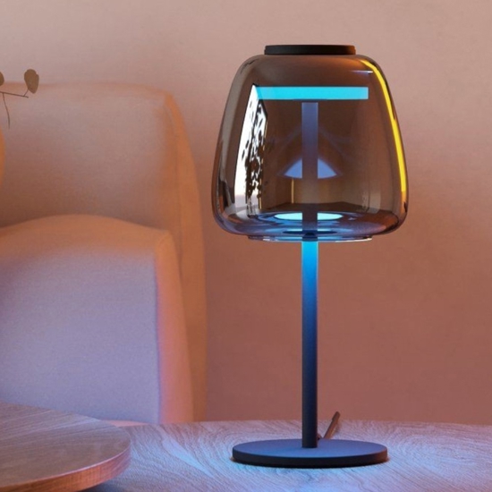 Alfero z eglo lampada da tavolo moderna dimmerabile led rgb da 2700k a 6500k