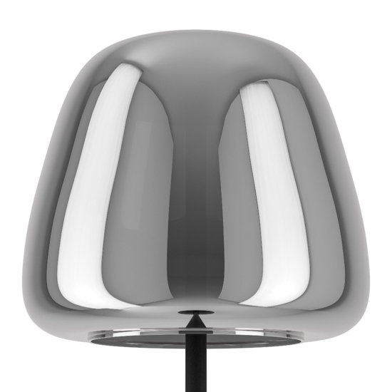Alfero z eglo lampada da terra con paralume in vetro led rgb da 2700k a 6500k