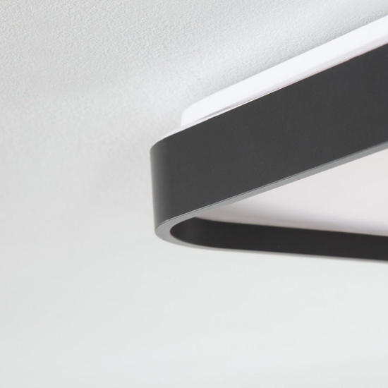 Plafoniera per cucina quadrata moderna led 3000k