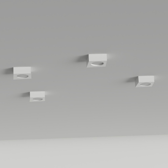 Plafoniera da cucina trapezoidale moderna