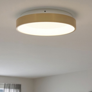 Plafoniera anello oro led 20w 2700k dimmerabile