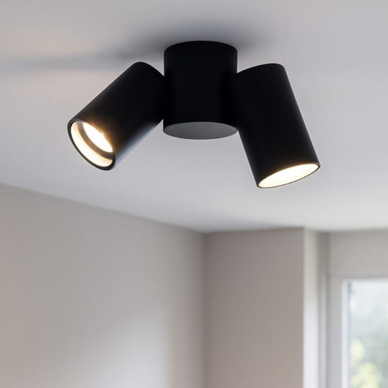 Plafoniera da cucina con faretti per illuminazione pensili