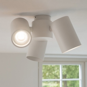 Plafoniera da cucina con 3 luci orientabili