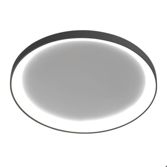 Plafoniera bronzo vivida lifering ovale 60cm led 60w 3000k 4000k