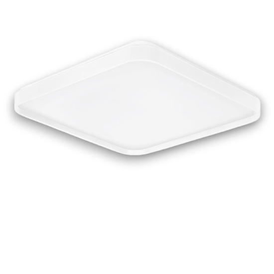 Plafoniera quadrata bianca led 30w 3000k per ufficio