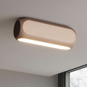 Plafoniera bastoncino colore moca caffe led 11w 3000k dimmerabile