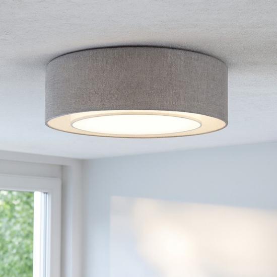 Maytoni bergamo plafoniera moderna tonda colore grigio