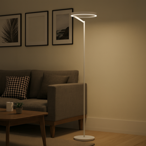 Gea luce criseide piantana da terra led bianca 3000k