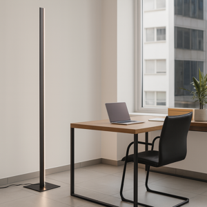 Eartha gea luce lampada da terra led 3000k nero opaco