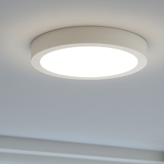 Gea luce plafoniera led 6w 4000k per interni bianco