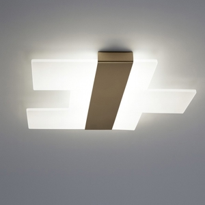 Top light flight plafoniera oro led 40w 3000k 4000k