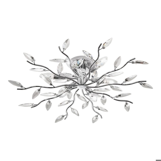 Affralux plafoniera petali di cristallo 