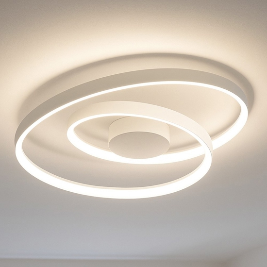 Plafoniera led 55w 3000k bianca ritmo perenz illuminazione