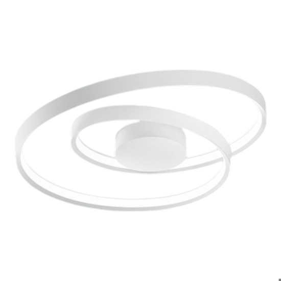 Plafoniera led 55w 3000k bianca ritmo perenz illuminazione
