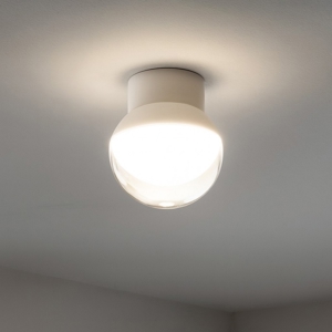 Linea light rossini plafoniera led 3000k da soffitto bianco