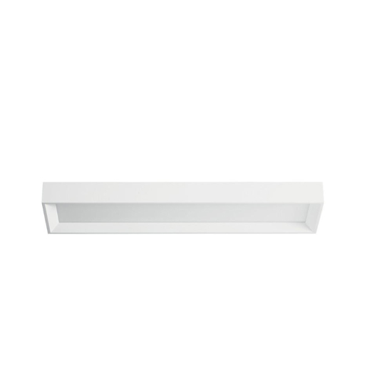 Plafoniera led da ufficio 3000k linea light tara bianco ip40