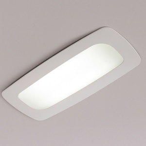 Plafoniera led 15w 3000k design moderna bianca