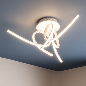 Gea luce tosca plafoniera moderna led 45w 3000k bianca