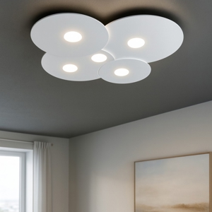 Top light cloud plafoniera moderna bianca