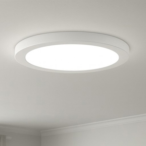 Plafoniera cucina bianca rotonda tricolor led 24w