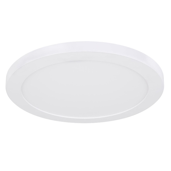Plafoniera cucina bianca rotonda tricolor led 24w