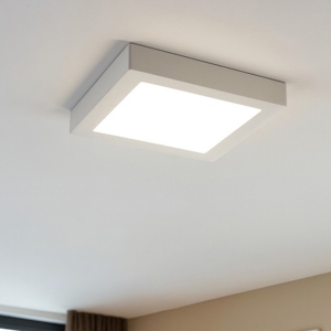 Plafoniera da cucina led 3000k quadrata universal pl d22 square ideal lux