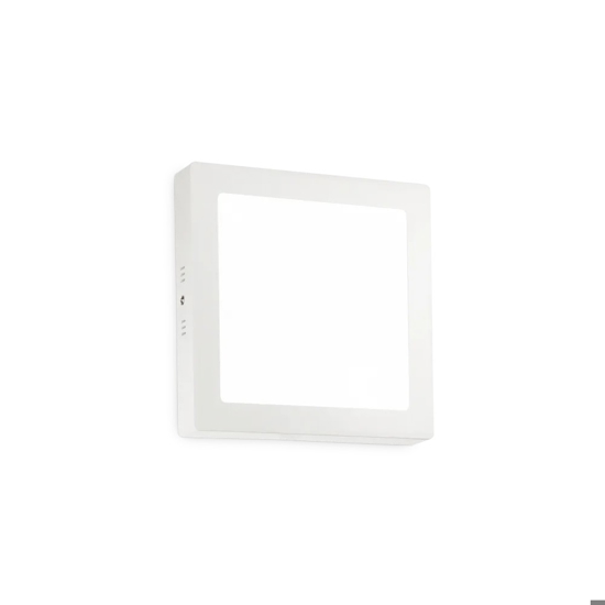 Plafoniera da cucina led 3000k quadrata universal pl d22 square ideal lux
