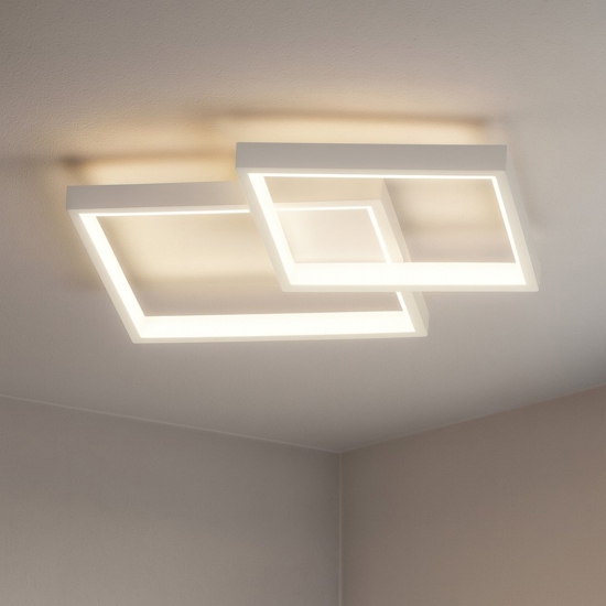 Plafoniera bianca led 19w 3000k