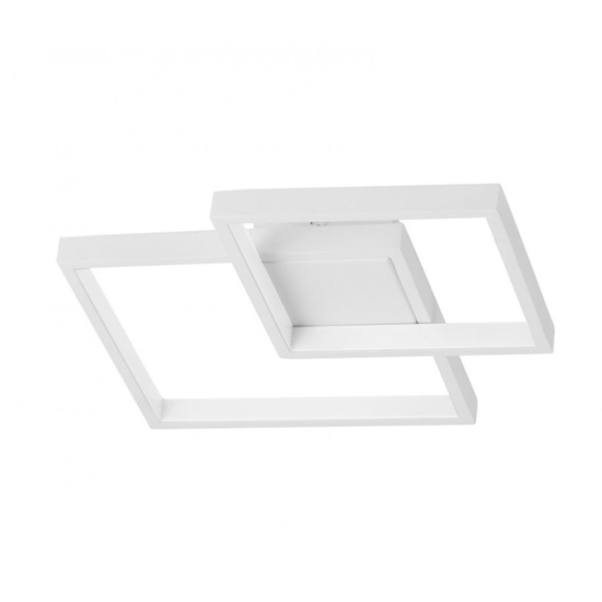Plafoniera bianca led 19w 3000k
