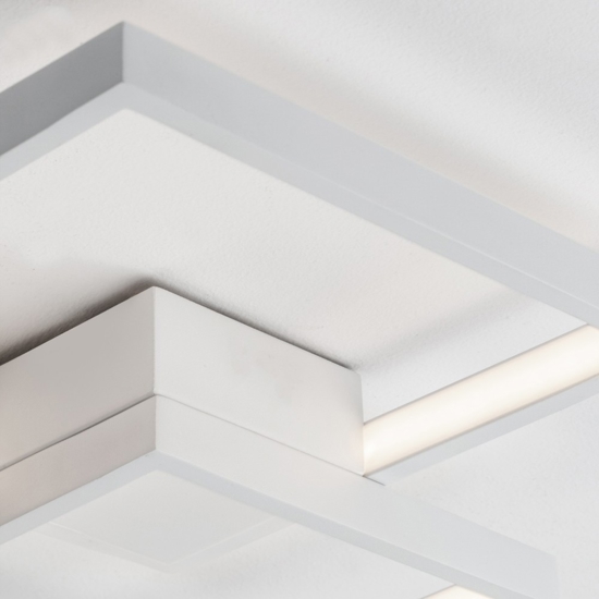 Plafoniera bianca led 19w 3000k