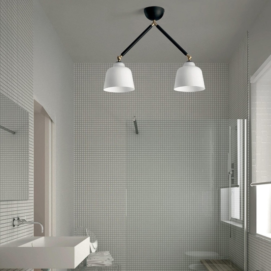 Miloox neoretro plafoniera da cucina luci orientabili