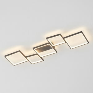 Plafoniera da cucina nera led 3000k dimmerabile