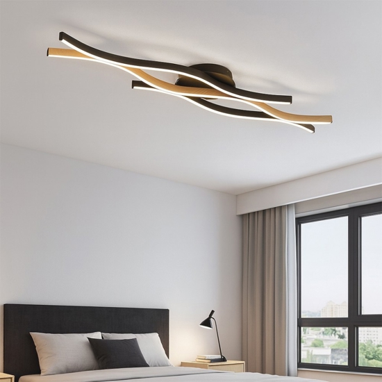 Plafoniera led 3000k dal design nordico