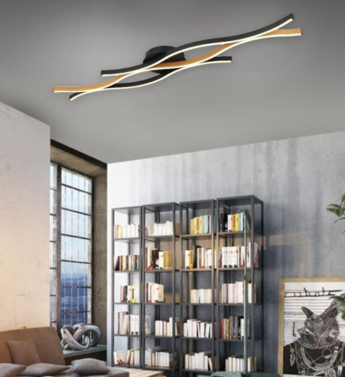 Plafoniera led 3000k dal design nordico