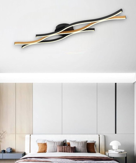 Plafoniera led 3000k dal design nordico