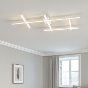 Plafoniera net bianca perenz illuminazione moderna led 80w cct