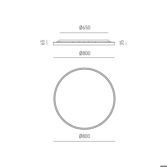 Gea luce aela bianco plafoniera da cucina led 3000k 4000k