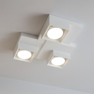 Plafoniera da cucina 3 luci sforzin sibari design moderna