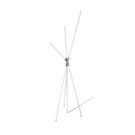 Lampada da terra design moderno minimalista led 3000k dimmerabile