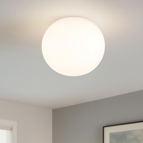 Plafoniera moderna sfera led 3000k 55cm linea light oh!