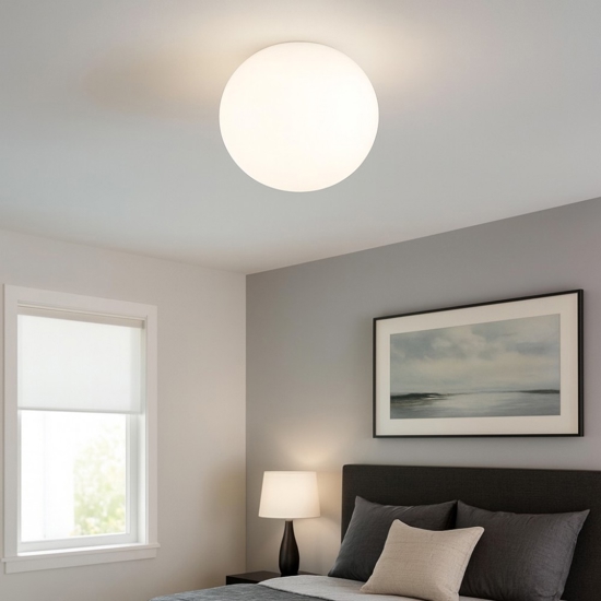 Plafoniera moderna sfera led 3000k 55cm linea light oh!