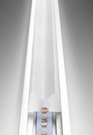 Xilema stilnovo plafoniera led 3000k alluminio lucido