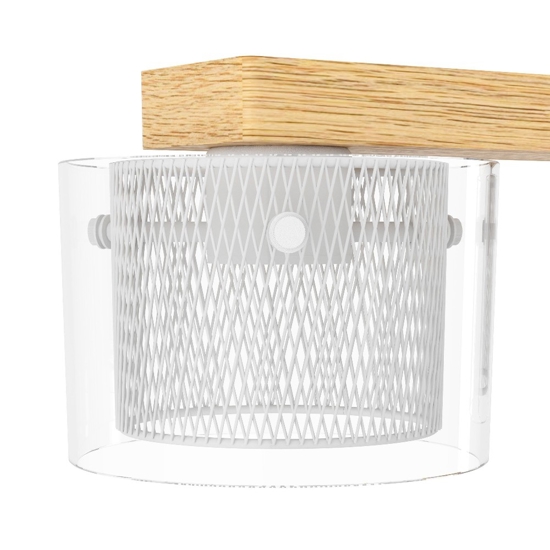 Portico z eglo lampadario da cucina paralumi in vetro 4 luci led rgb cct da 2700k a 6500k