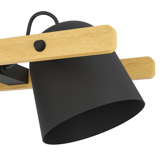Hornwood z eglo plafoniera smart da cucina con 4 faretti led rgb cct da 2700k a 6500k