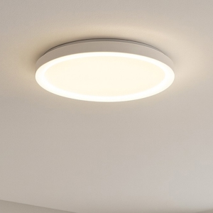Plafoniera rotonda bianca 58cm led 50w 3000k dimmerabile