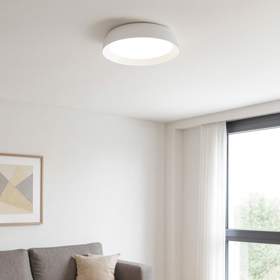Gea luce sheila plafoniera led 38w 3000k tonda